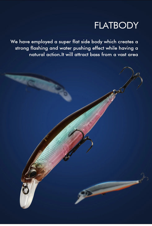delete Jerk Minnow 100F 14g Floating Wobbler Fishing Lure Quality for Big Catch